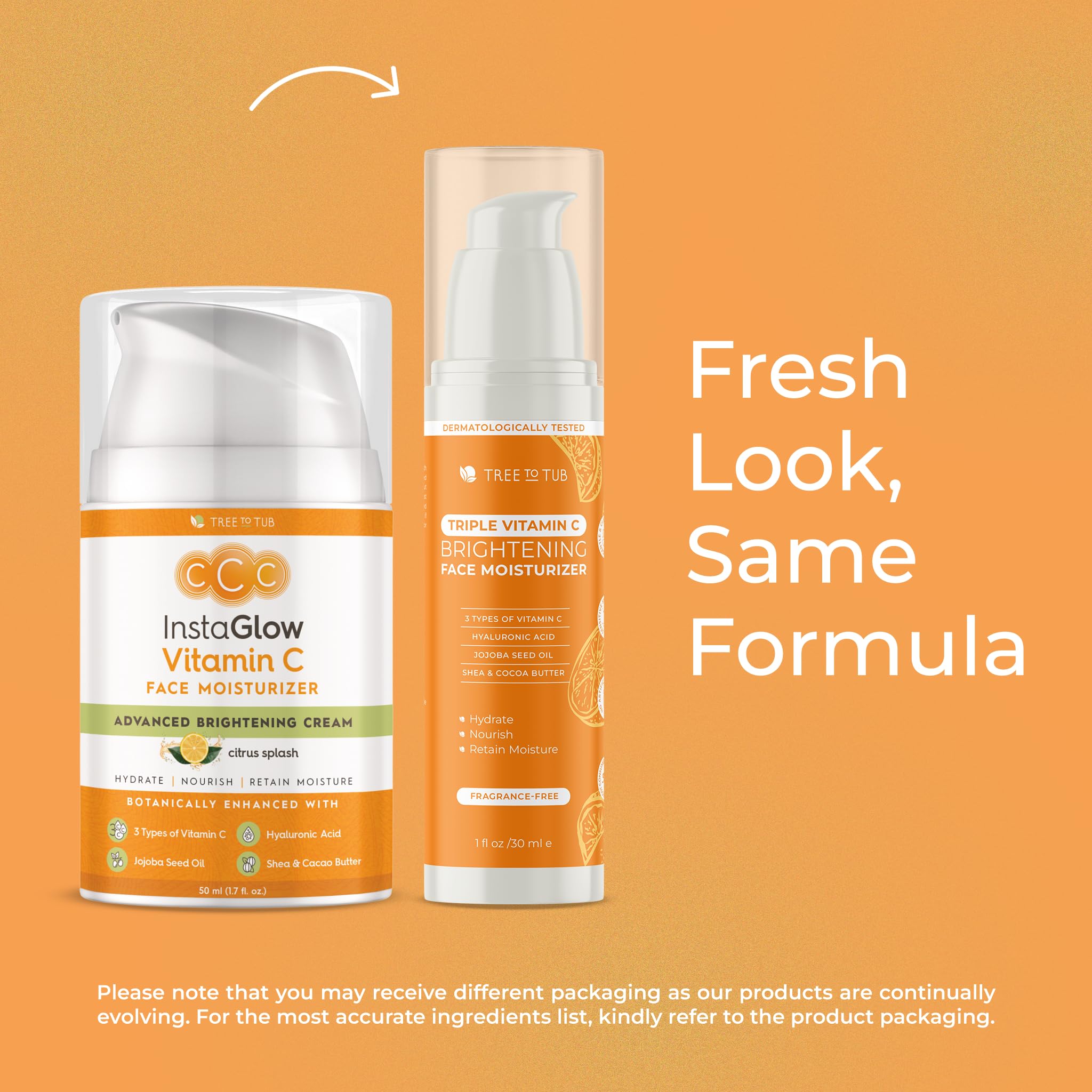 Amazon.com: Tree To Tub Vitamin C Face Cream - Triple Action